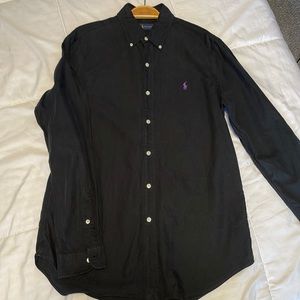 Black long sleeve Ralph Lauren button up shirt